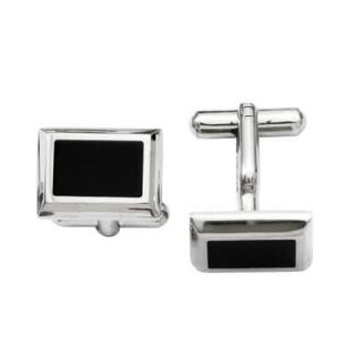 cuff links in two tone stainless steel orig $ 59 00 50 15