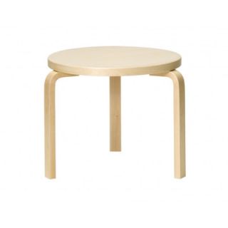 Artek End Table 173 174 Size & Finish 28.3H x 29.5W x 29.5D / Black Linoleum