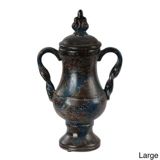 Vintage Blue Ceramic Vase Decorative Accessory