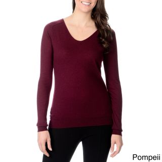 Ply Cashmere Womens Scoop Neck Sweater