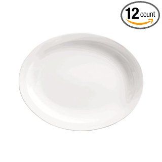 World Tableware 840 520N 17 Porcelana NR Oval Platter   12 / CS