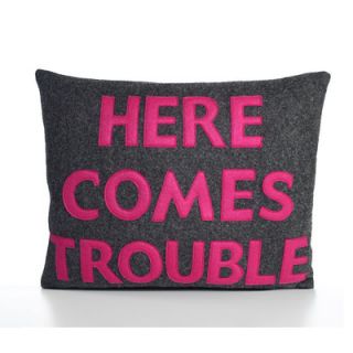 Alexandra Ferguson House Rules Here Comes Trouble Decorative Pillow HCTRO 148