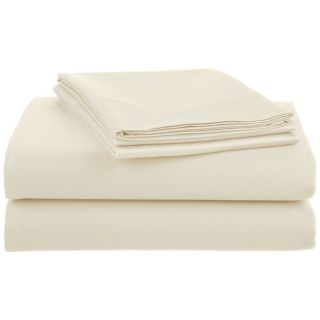 Welspun Welspun Crowning Touch Cotton 500 Thread Count Flexi Fit Sheet Ivory Size Twin