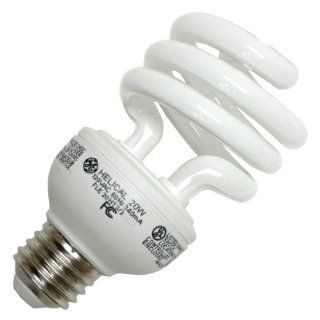 GE 25186   FLE20HT3/2/841 Twist Medium Screw Base Compact Fluorescent Light Bulb   Spiral Shaped Compact Fluorescent Bulbs  
