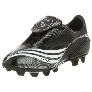 adidas Little Kid/Big Kid +F10.7 TRX FG Soccer Cleat, Black/White, 4 M US Big Kid Soccer Shoes Shoes