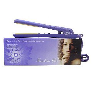 ISO Sunshine girl 1.5" 100% Solid Ceramic 450F Purple  Flattening Irons  Beauty