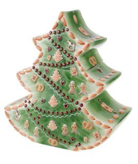Villeroy & Boch Ginger Fancy Cookie Jar, Christmas Tree Kitchen & Dining