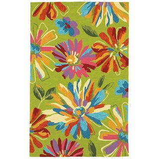 Orleans Floral Green Area Rug (8x10)
