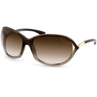 Tom Ford Tom Ford Womens Tf008 Jennifer 38f Brown Gradient Plastic Fashion Sunglasses Brown Size Medium