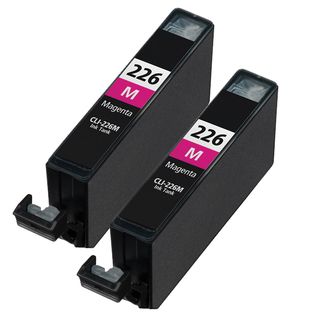 Canon Cli226 Magenta Compatible Inkjet Cartridge (remanufactured) (pack Of 2)