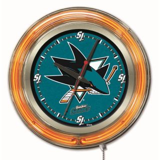 Holland Us Nhl Neon Logo Clocks