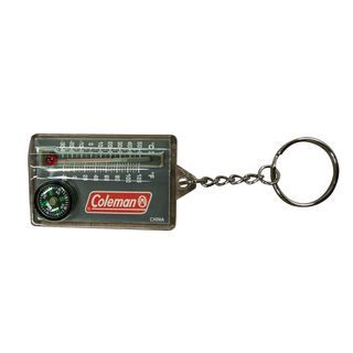 Coleman Zipper pull Thermometer And Compass
