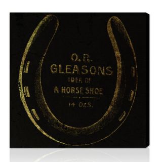 Oliver Gal Gleasons Horse Shoe Vintage Advertisement on Canvas 10188 Size
