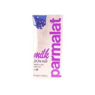 Parmalat Milk Skim Quart, 32 Ounce (Pack of 12)  Parmalat Fat Free  Grocery & Gourmet Food