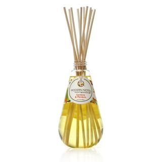 Modern Notes 10 ounce Gardenia And Mandarin Home Fragrance Diffuser And Reed Set