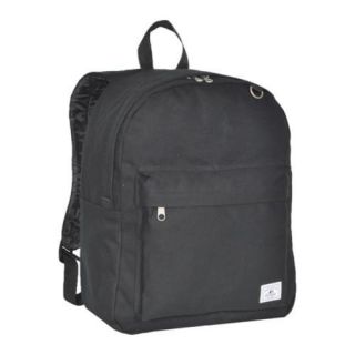 Everest Classic Laptop Canvas Backpack Black