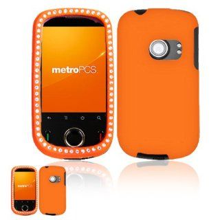 Huawei M835 Orange Diamond Silicone Case Cell Phones & Accessories