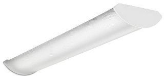 Lithonia STL4 48L D50 LP835 NX 4 Feet Volumetric LED Wraparound Indoor Light, White   Cable Ties  