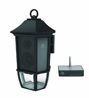 Audiovox Acoustic Research AW851 Main Street Style Lamp with Outdoor Wireless Speaker (Black) (Discontinued by Manufacturer) Electronics