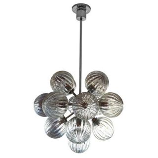 Oggetti Perle 17 Globes Chandelier 18 P1700 Color Clear