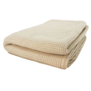 Pur Modern Schindler Thermal Knit Throw CTTHER 101 Color Creme