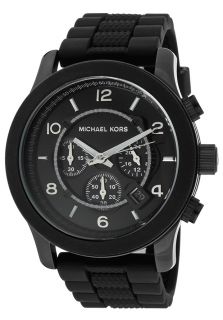 Michael Kors MK8181  Watches,Chronograph Black Dial Black Silicone, Chronograph Michael Kors Quartz Watches