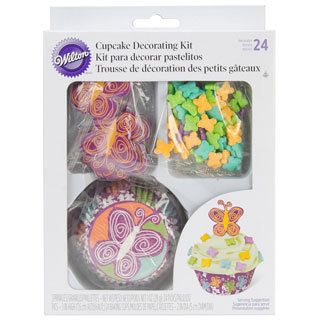 Cupcake Decorating Kit Makes 24   Butterfly
