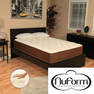 Nuform 11 inch Full Xl size Memory Foam Mattress With Two Bonus Memory Foam Pillows