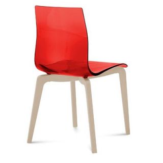 Domitalia Gel L Dining Chair GEL.S.L0F.FRS S Finish Transparent Red
