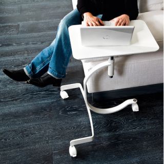 Domitalia Media Adjustable Office and Home Writing Desk with Casters and Whee