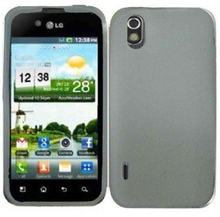 Clear Silicone Jelly Skin Case Cover for LG Marquee LS855 Optimus Black P970 Cell Phones & Accessories