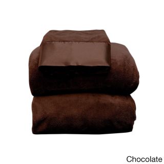 Amrapur Overseas Inc. Coral Fleece 3 piece Twin Or Twin Xl Sheet Set (multi Colors Available) Brown Size Twin