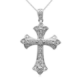gothic style cross pendant in sterling silver orig $ 359 00 289