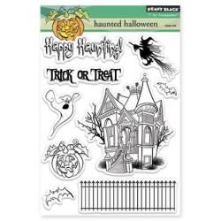 Penny Black Clear Stamps 5 X6.5 Sheet   Haunted Halloween