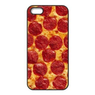 Fitted iPhone 5/5S Cases Cheese and Pepperoni Pizza back Durable TPU covers Cell Phones & Accessories