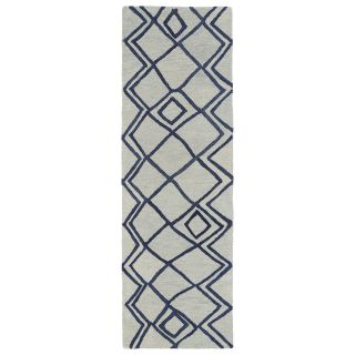 Hand tufted Utopia Lucca Ivory Wool Rug (3 X 10)