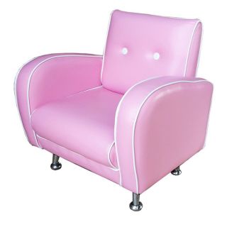 Red Vanilla Kids Flambay Pink Mini Arm Chair