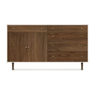 Copeland Furniture Mimo 4 Drawers and 1 Drawer over 2 Door Dresser 4 MIM 71 1