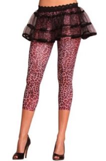 Women's Fashion Leopard Print Nylon Spandex Shiny Leggings Leggings Pants
