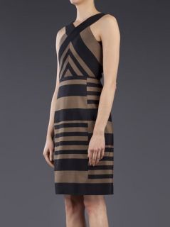 Lanvin Striped Halter Dress