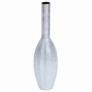Timeless And Elegant Design Silver Ceramic Lacquer Vase