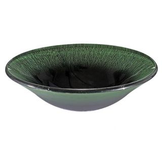 Black/ Green Glass Sink Bowl