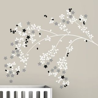 LittleLion Studio Tree Branches Blossom Wall Decal DCAL VL MD 108 W CC Color