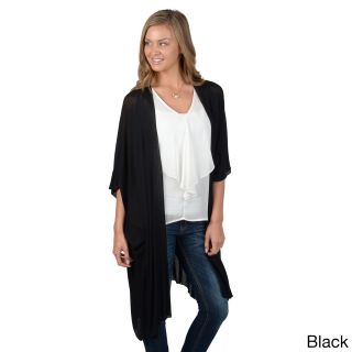 Hailey Jeans Co. Juniors Long Open front Knit Cardigan