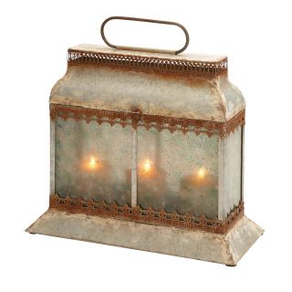 Antique Brown Candle Lantern
