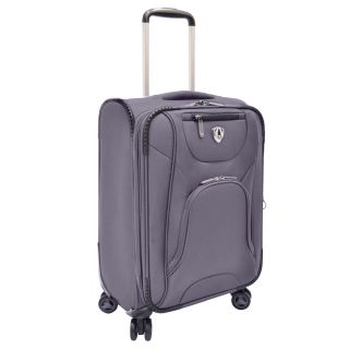 Travelers Choice Charcoal Cornwall 22 inch Carry On Expandable Spinner Upright