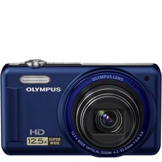 Olympus VR 320 Digital Camera (14MP, 12.5x Super Wide Optical Zoom, 3 Inch LCD)   Blue      Electronics