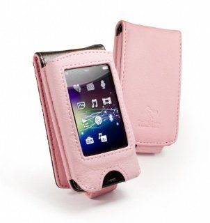 Tuff Luv Faux Leather case cover (Flip Style) for Sony Walkman A series (NWZ A865)   Pink   Players & Accessories