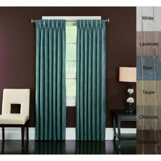 Brielle Spring Street Pinch Pleated Lined Curtain Panel
