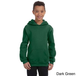 Russell Athletic Russel Youth Dri power Fleece Pullover Hoodie Green Size L (14 16)